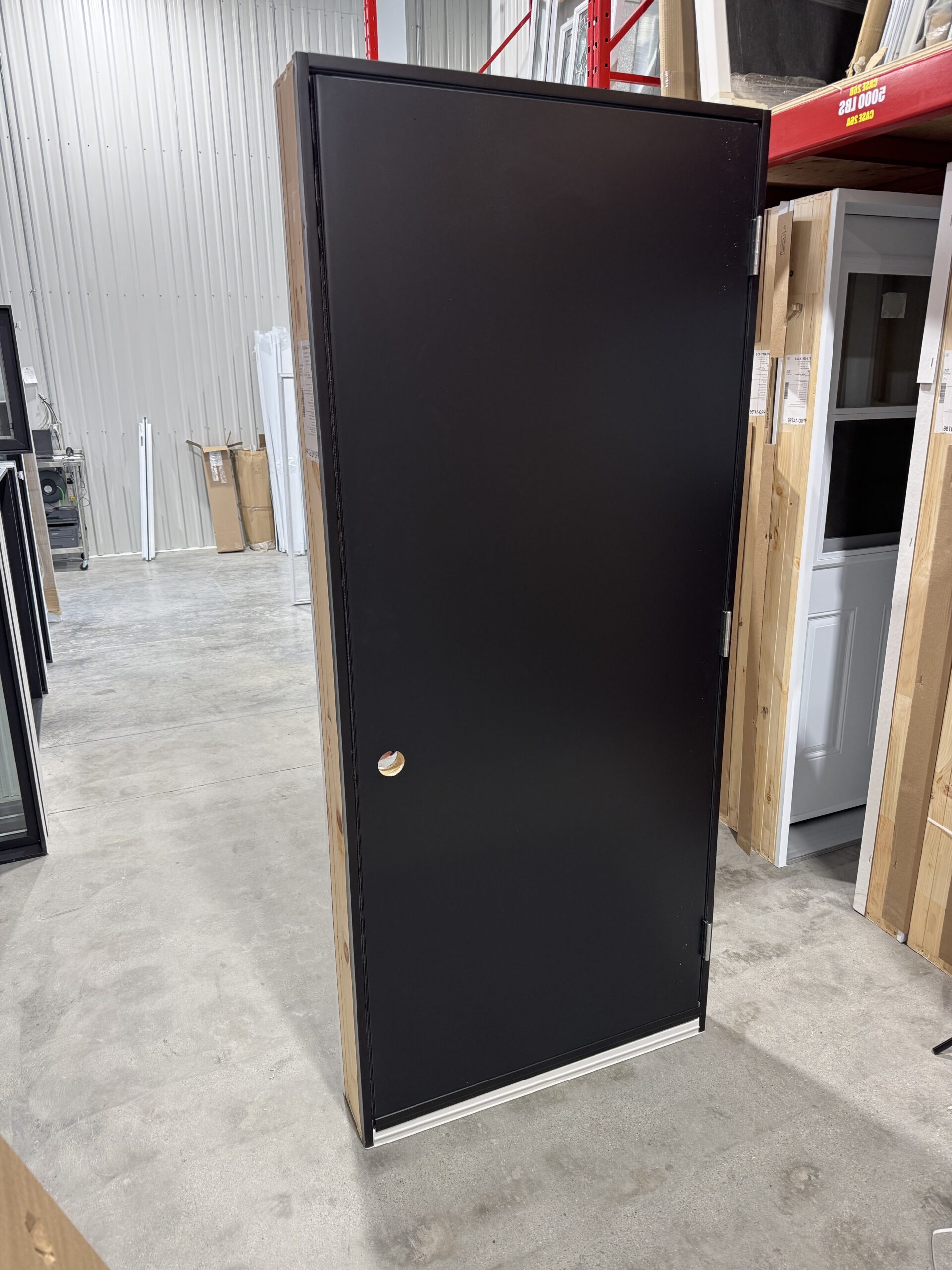 A01 DROITE OUTSWING NOIRE scaled PORTE A01 NOIRE 34 OUVRANT EXTÉRIEUR DROITE