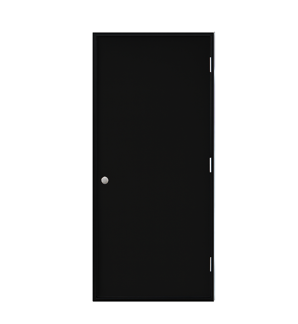 A01 NOIRE D OUTSWING porte unie A01 sans motif