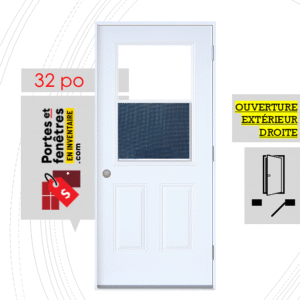 Porte Guillotine 23x37 B03/Q470 porte de 32 pouces
