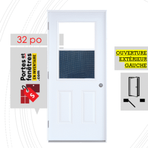 Porte Guillotine 23x37 B03/Q470 porte de 32 pouces