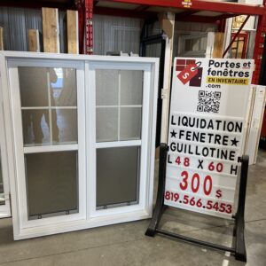 Portes et fenêtres, Fenêtres, Fenêtres en liquidation