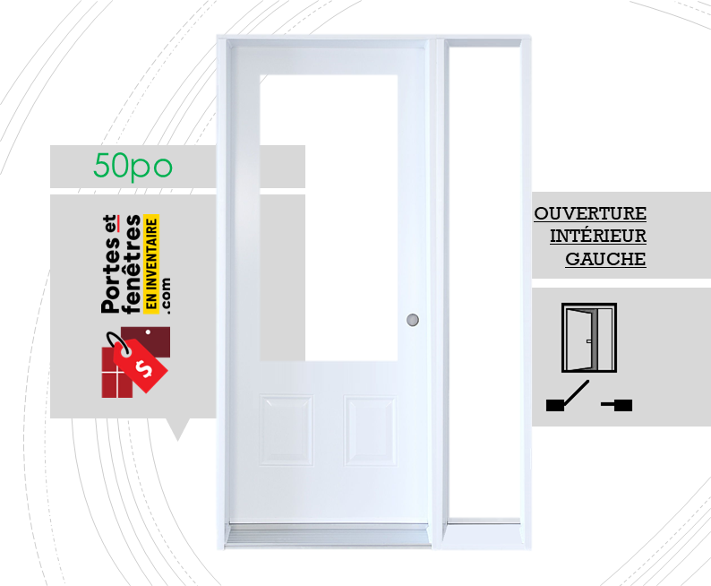 PORTE 2349CLAIR 50 BLANC GAUCHE SIDE CLAIR Portes et fenêtres, Fenêtres, Fenêtres en liquidation