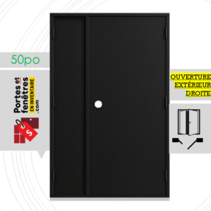 La porte de cabanon latéral