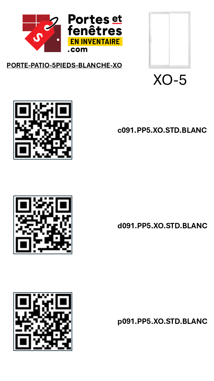 091.PP5 .XO .STD .BLANC 091.PP5.XO.STD.BLANC