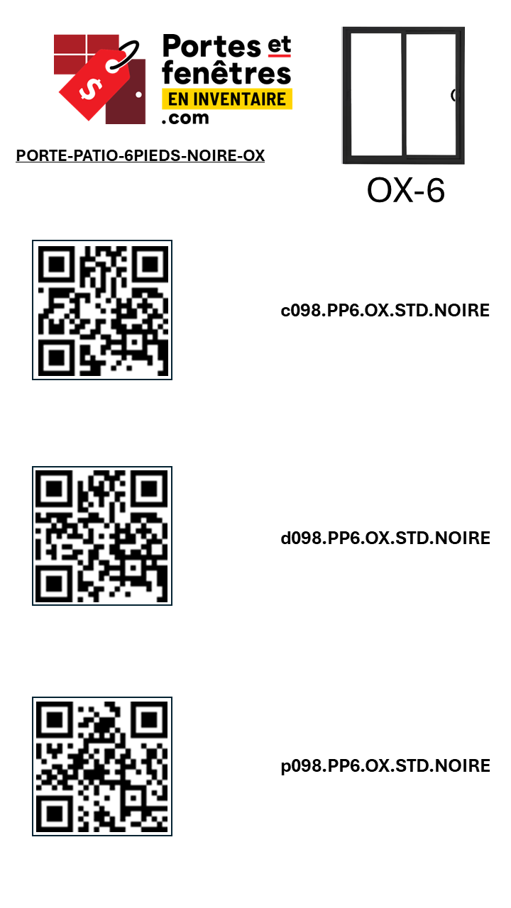 098.PP6 .OX .STD .NOIRE 098.PP6.OX.STD.NOIRE