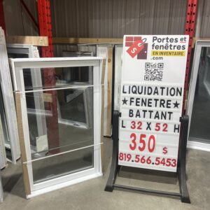 Fenêtres battant 32x52 noire QUALITÉ 0071