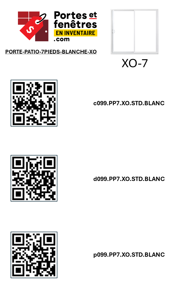 099.PP7 .XO .STD .BLANC 099.PP7.XO.STD.BLANC