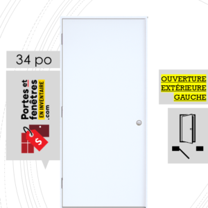porte unie A01 sans motif