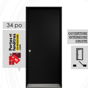 porte unie A01 sans motif